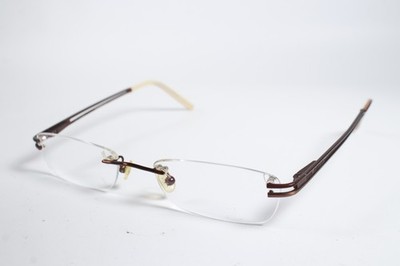 Ted Baker Brille Freeway Damen Lila Randlos Metall Eyewear Brille Brillengestell