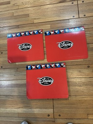 3 DISNEY STORE Red Film Strip Border empty gift-box Mickey Mouse 15 x 9.5 X 2