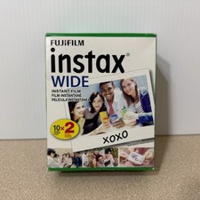 Fujifilm Instax WIDE Instant Film 20 Sheets New Sealed 10 X 2 Sheets - 08/2020