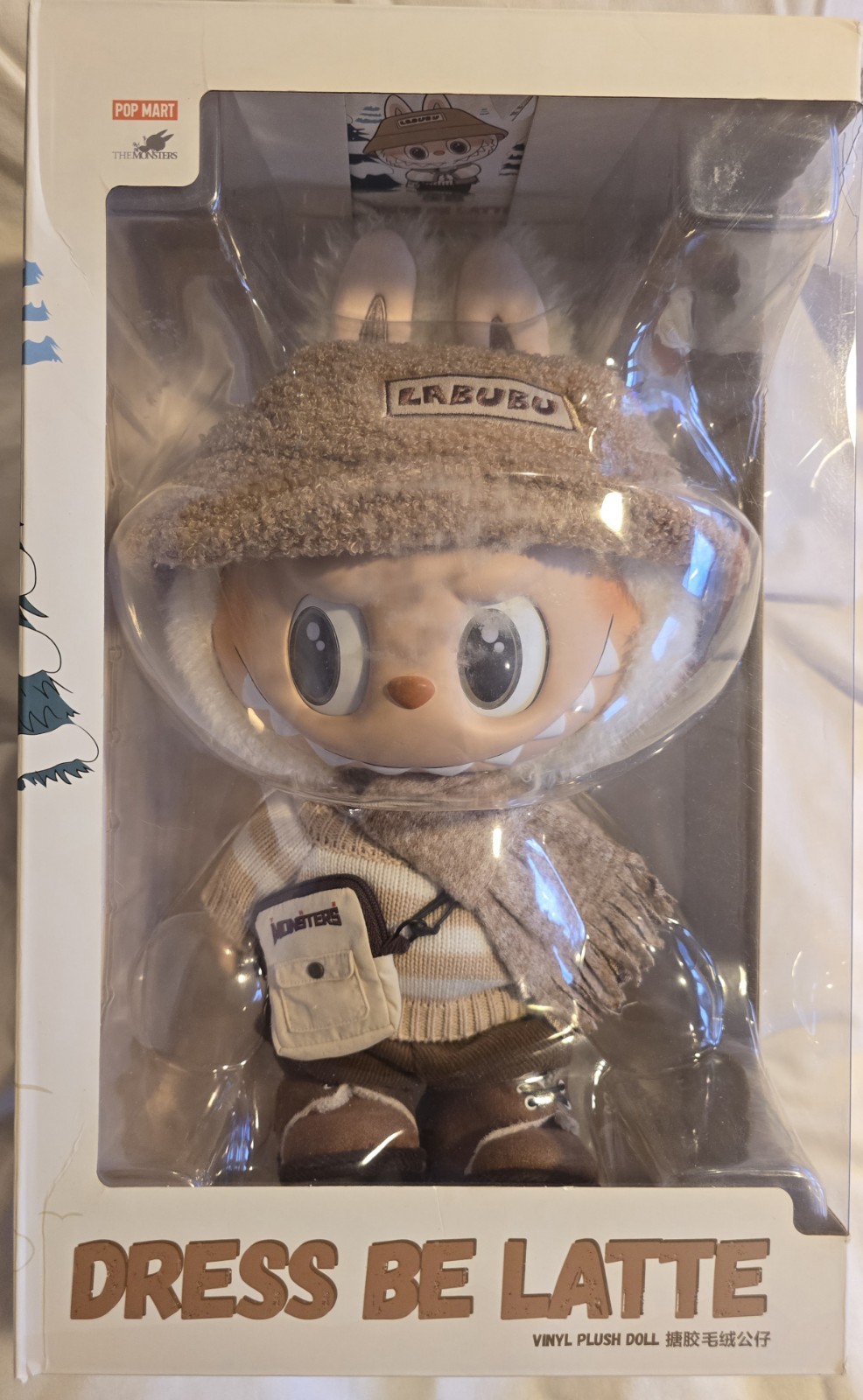 US SELLER- Pop MART Labubu The Monsters Dress Be Latte Vinyl Plush Doll