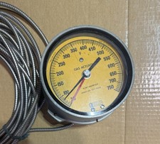 Weksler GAS ACTUATED 50-750°F Mercury Actuated Temperature Gauge 41GPY00RM50Y