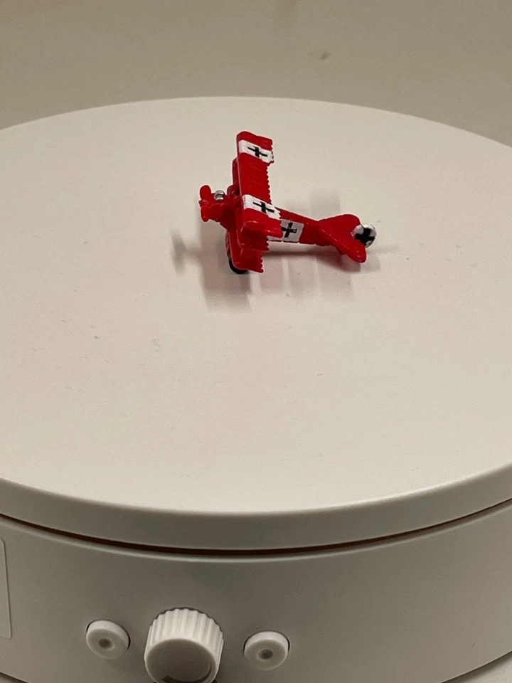 De colección Micro Máquinas Militar Fokker Dr.1 Avión Juguete Rojo Blanco Negro Cruz Foto 3 de 4