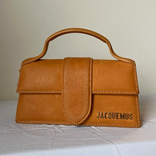 Jacquemus Small Orange Top Handle Bag Detachable Crossbody Strap