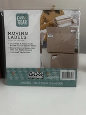 240 Pcs Moving Labels 2"X3" Moving Stickers for Boxes Having 16 Variations