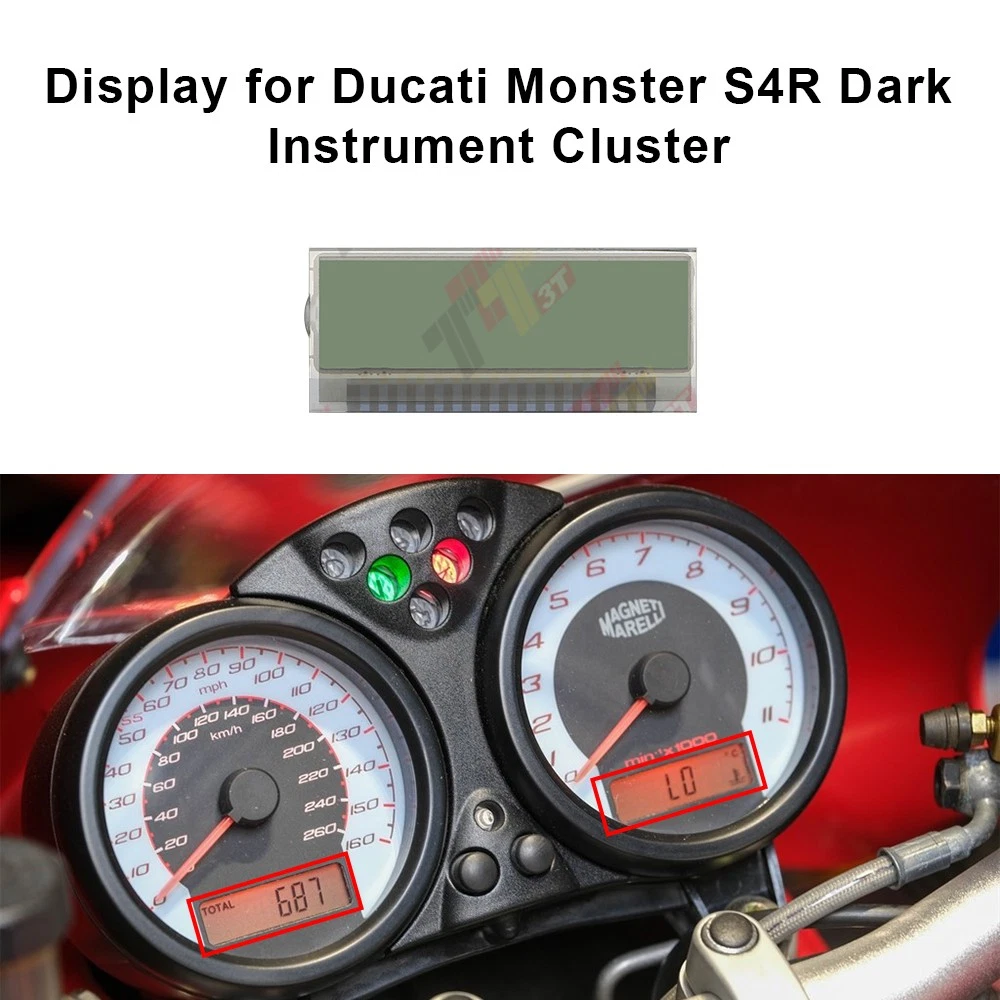 MARCAI Tacho-Gehäuse Für Ducati Panigale V2 2020–2021 – Schutzabdeckung Für Das Instrumentenpanel, Schwarz, Frontseitige Montage