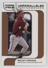 2009 Topps Unique Unparalleled Performance Select 40/99 Micah Owings #UP19 1dm4