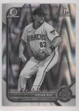 2022 Bowman Draft Chrome Black & White RayWave Refractor Dylan Ray #BDC-191 c5r