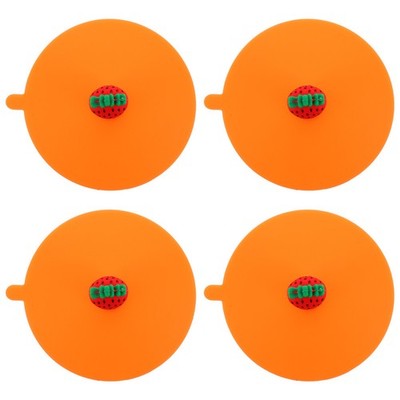  4 Stück Cup Cap Staubdicht Auslaufsicherer Cup Cover Versiegelter Cup Deckel