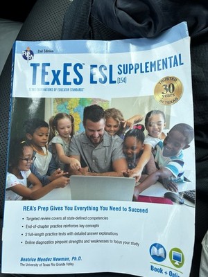 Texes Teacher Certification Test Prep Ser.: TExES ESL Supplemental (154), 2nd...