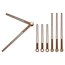 Clock Hands Kit, 4 Set Wooden Clock Hand Parts for 12 Inch Clock, D1