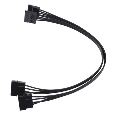 Molex IDE 4 Pin Stecker auf 15 Pin Buchse  Strom Konverter Adapter Kabel Fe7513