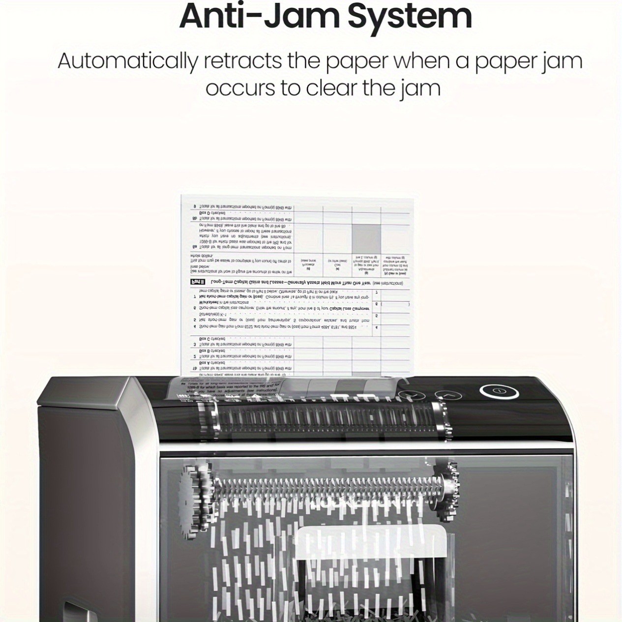 LOCKSWORTH 200-sheets Heavy Duty Micro-Cut Paper Shredder 8.5 Gallon Capacity