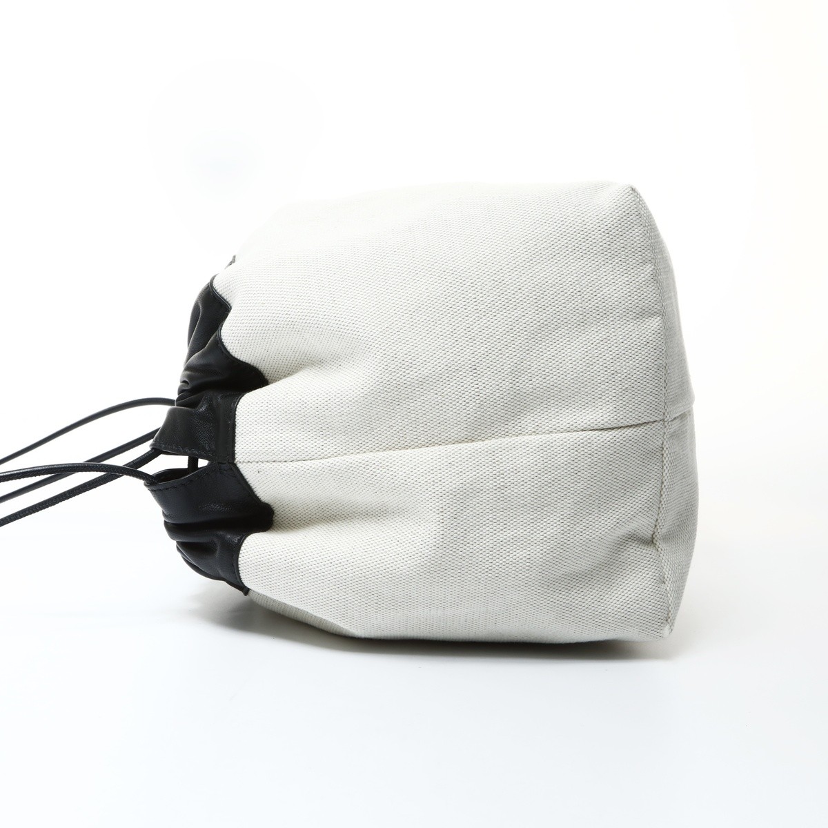 Authentic  JIL SANDER Drawstring Canvas Shoulder … - image 3