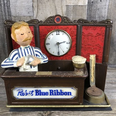 Pabst Clock In Collectible Pabst Signs & Tins for sale | eBay