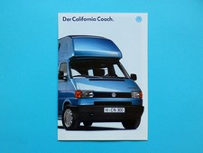 Prospekt / Katalog / Broschüre - VW Bus T4 - California Coach - 08/94