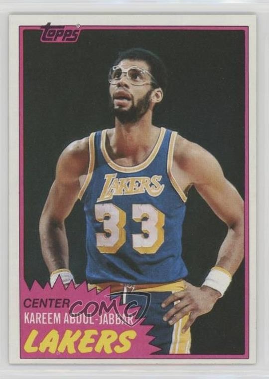 1981-82 Topps Kareem Abdul-Jabbar #20 HOF 0q4x