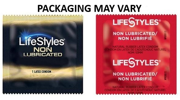 50 CT LifeStyles Non-Lubricated Condoms