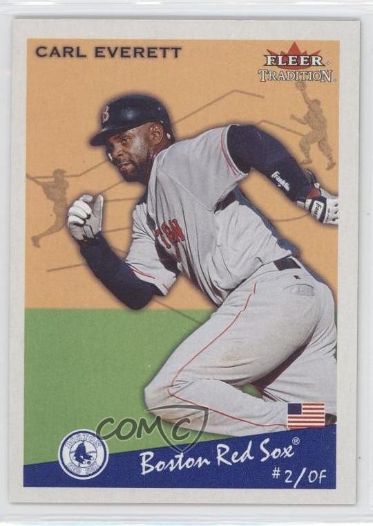 2002 Fleer Tradition Carl Everett #330 0q3