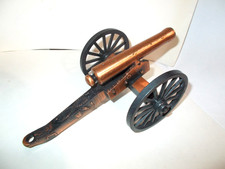 UNIQUE 8.5" LONG HEAVY CAST IRON CANNON TOY or PAPERWEIGHT 1 lb. 8oz. ROLLS