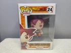 Funko Pop Dragon Ball Z Goku (Super Saiyan God) #24 w/Protector