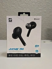 iFrogz AirTime Pro Truly Wireless Earbuds + Charging Case - white/black/blue