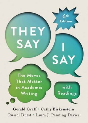 They Say  I Say with Readings - Paperback By Graff, Gerald - VERY GOOD