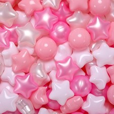 Star Ball Pit Balls for Toddlers  50 100 200 500 Plastic Balls with Stars