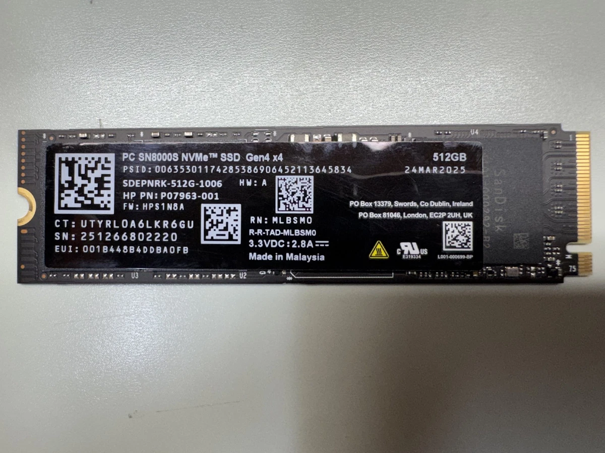 25+ SanDisk 512 GB Solid State Drives for sale | Updated Oct 2026