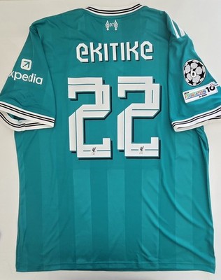 2025/26 Adidas Liverpool #22 EKITIKE Champions League 3rd Soccer