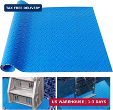 Large Swimming Pool Ladder Mat, 17"x38" Protective Non-Slip Pool Step Pad with T