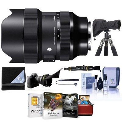 Sigma 14-24mm f/2.8 DG DN ART Lens for Sony E with Mac Software, Accessories Kit