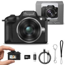 Mini Camera, 1080P HD Retro Keychain Digital Camera for Kids Adults, Tiny S...