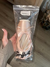 Suffolk Spotlight Pink Standard Pointe Shoes 6XXN New In Packaging Pre-darned