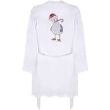 'Christmas Seagull ' Adult Dressing Robe / Gown RO049398 
