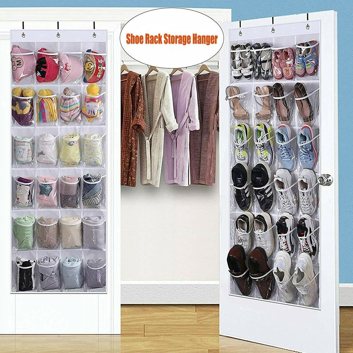 Clear Hanging Shoe Organizernull
