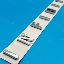 Rear Tailgate Letters Emblem For Infiniti Trunk Lid Badge Nameplate Gloss Chrome