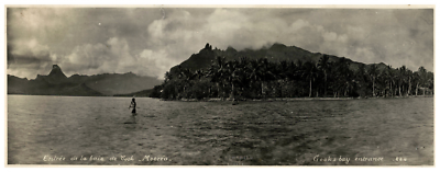 Tableau Sur Toile Vue De Paradise De Moorea, îles De La Baie De Cook Polynesie Francaise 61820709