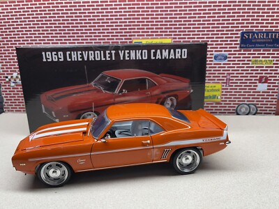 1/18 ACME TOM's Garage 1969 Chevrolet YENKO Camaro Orange / White