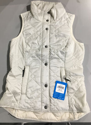 Columbia Hidden Mesa Vest Women's, XS/TP Cream Puffer Lightly Insulated  XK8493