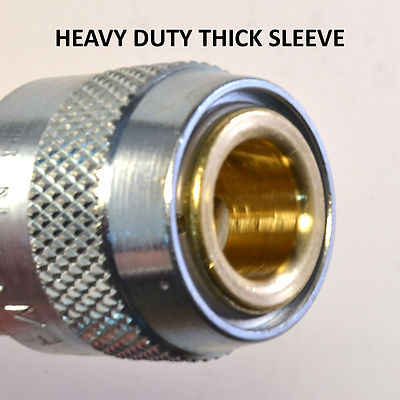 Foster LN10 Lincoln Long Nose Air Coupling – 1/4" Quick-Connect Plug X 1/4" Male NPT Thread, Solid Steel, 300 PSI