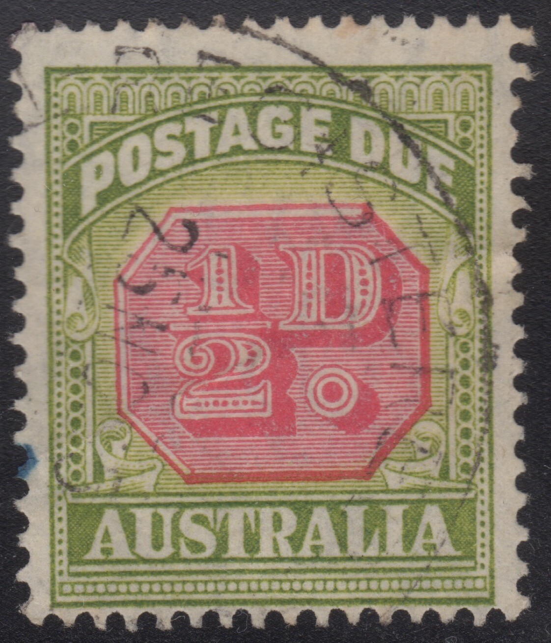 1938 ½d bicolour Postage Due CofA, used eBay