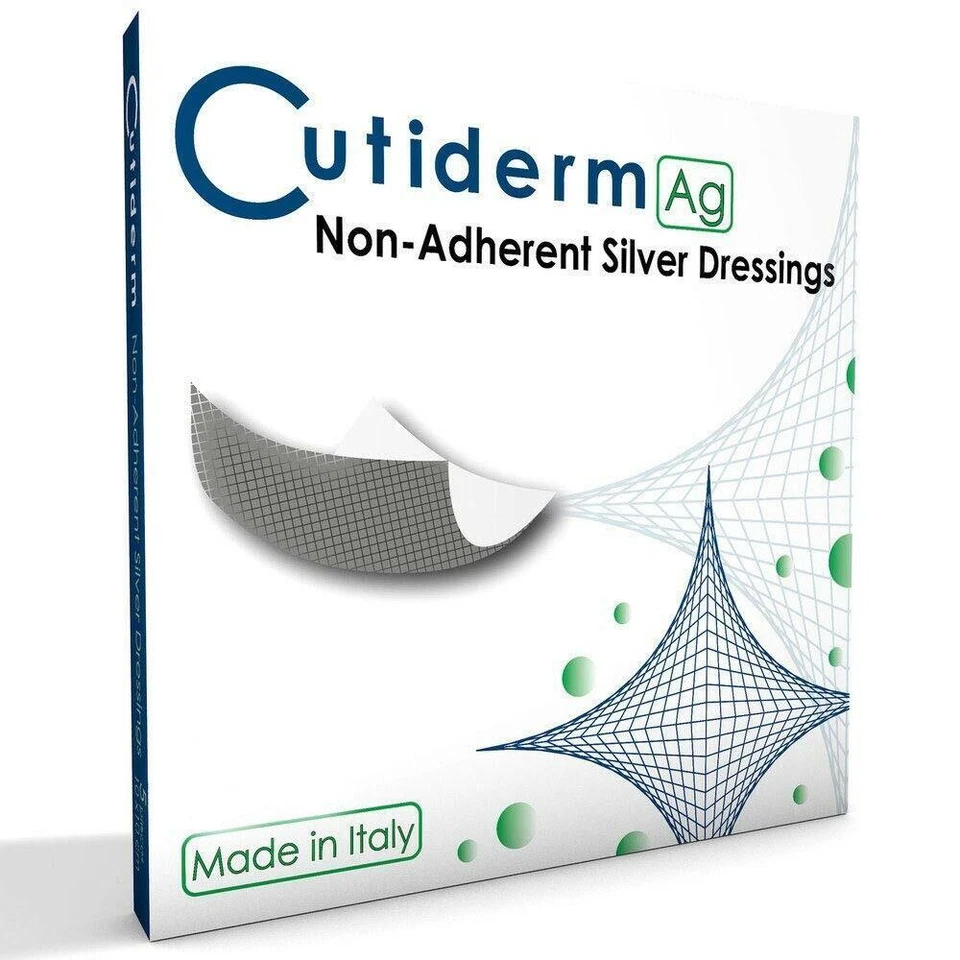 Cutiderm AG Non-Adherent Silver Wound Dressings 10cm x 10cm x 5