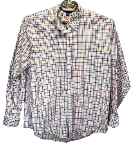 Toad & Co Airsmyth Long Sleeve Plaid Button Down Shirt Men's Small
