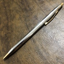 Cross CHROME  23kt Gold Plate CLASSIC CENTURY MEDALIST Pen New CROSS Refill