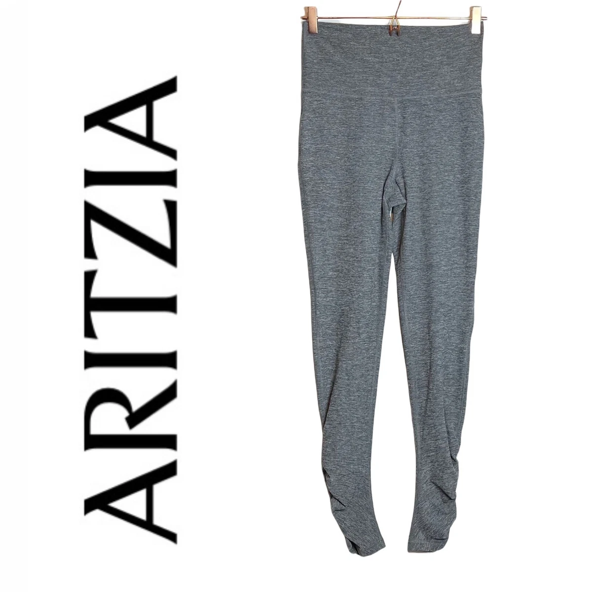 Tna Aritizia Butter Leggings Womens Size Large Ruched Legs Full