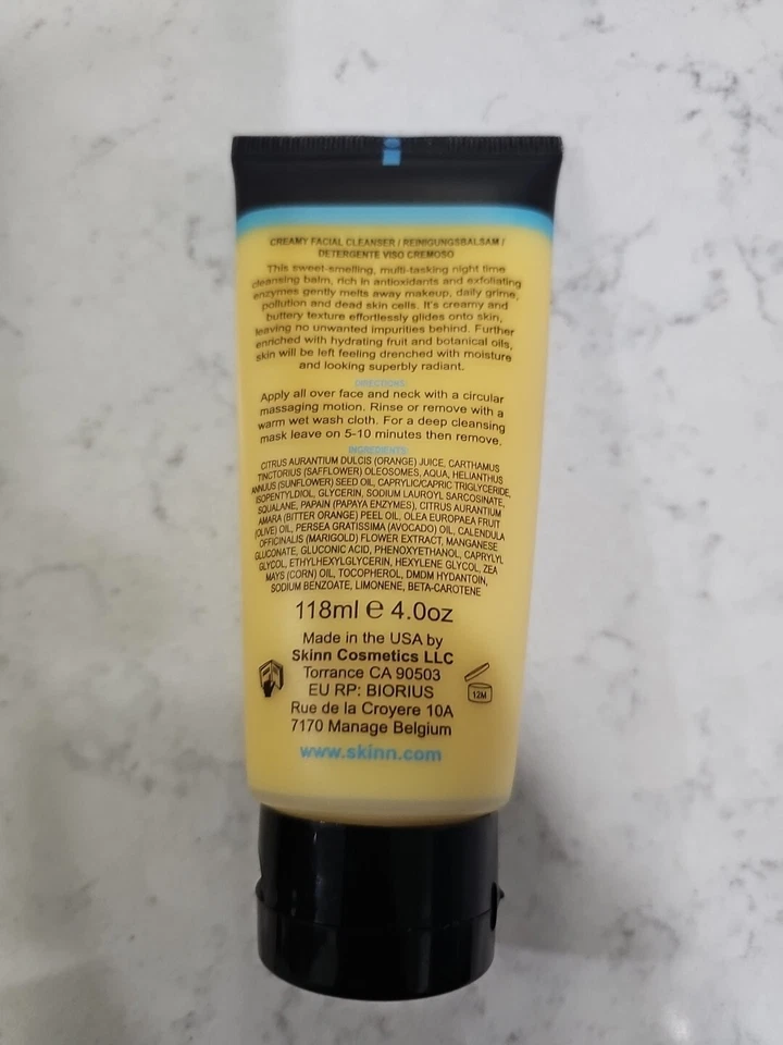 Limpiador desmaquillante SKINN Dimitri James oliva y enzimático PM 4 OZ nuevo Foto 3 de 3