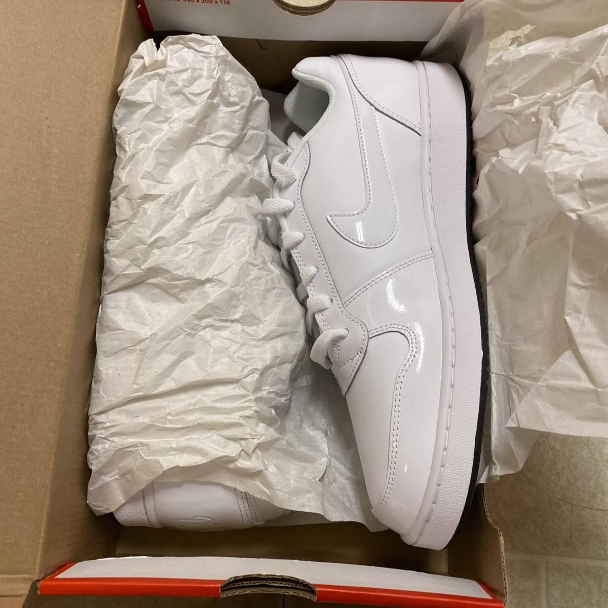 Nike Mens Ebernon White BV1167-100 Lace Up Low Top Sneakers Men\'s Size 9 Nike Mens Ebernon Athletic Shoes White BV1167-100 Lace Up  main image 3