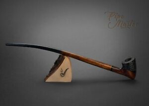 Pipe Master WOODEN SMOKING PIPE for Tobacco Lotr Gandalf Hobbit CHURCHWARDEN EXTRA LONG 14 Brown 