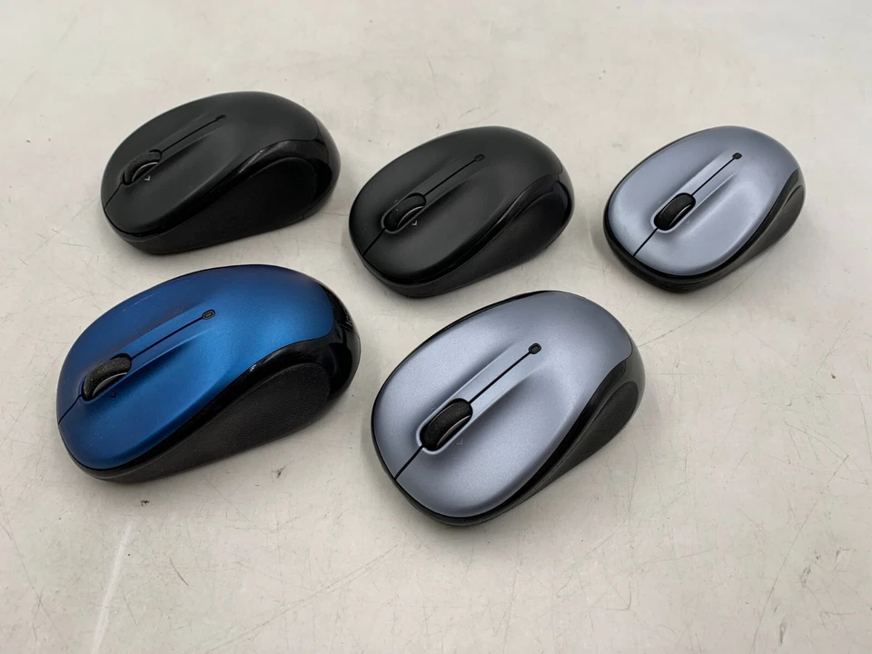 Mixed lot of 5 Logitech M325 mice M-R0039 w/o Dongle Free Shipping - Image 3 of 4