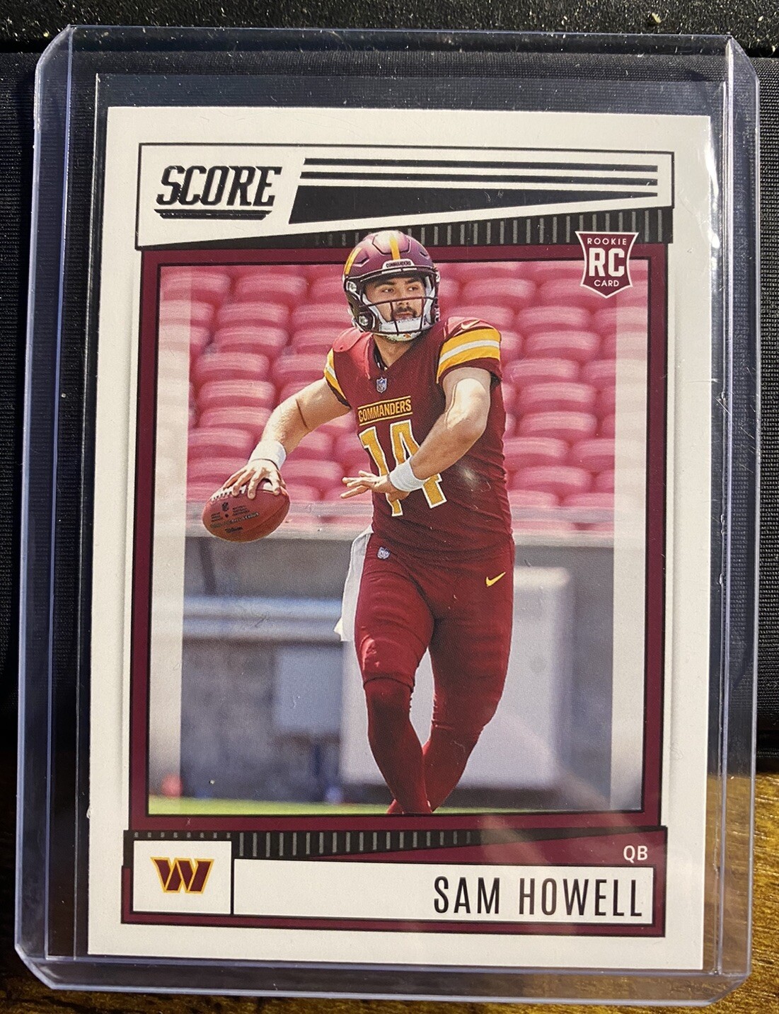 Sam Howell ROOKIE 2022 Score Football Card #304. Commanders🏈🔥